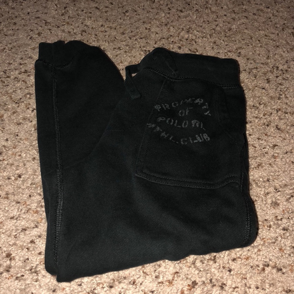 Boys Black Joggers